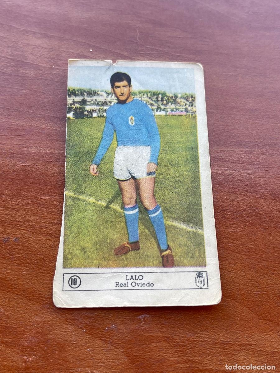 Cromos de f&uacute;tbol: Oviedo - N&ordm; 10, Lalo - Editorial Ferca 1959-1960, 59-60 - Nunca pegado