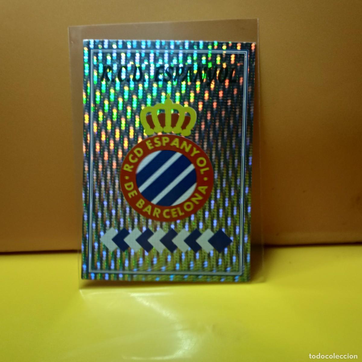 Fu&szlig;ball-Sticker: PANINI SPORTS; MEGACRACKS 1997 1998 97 98 ESCUDO R.C.D ESPANYOL L