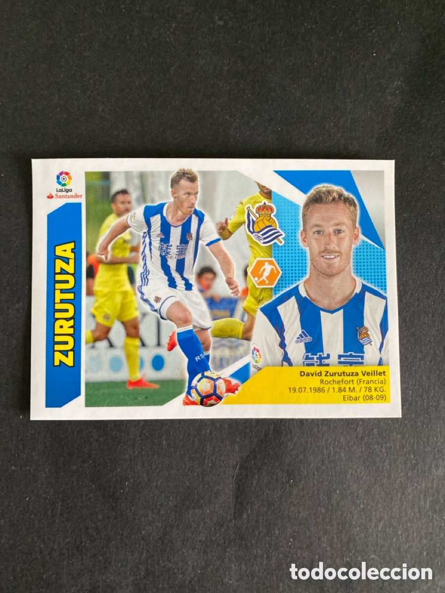 Cromos de Futebol: Cromo liga 17/18 Real Sociedad N* 10