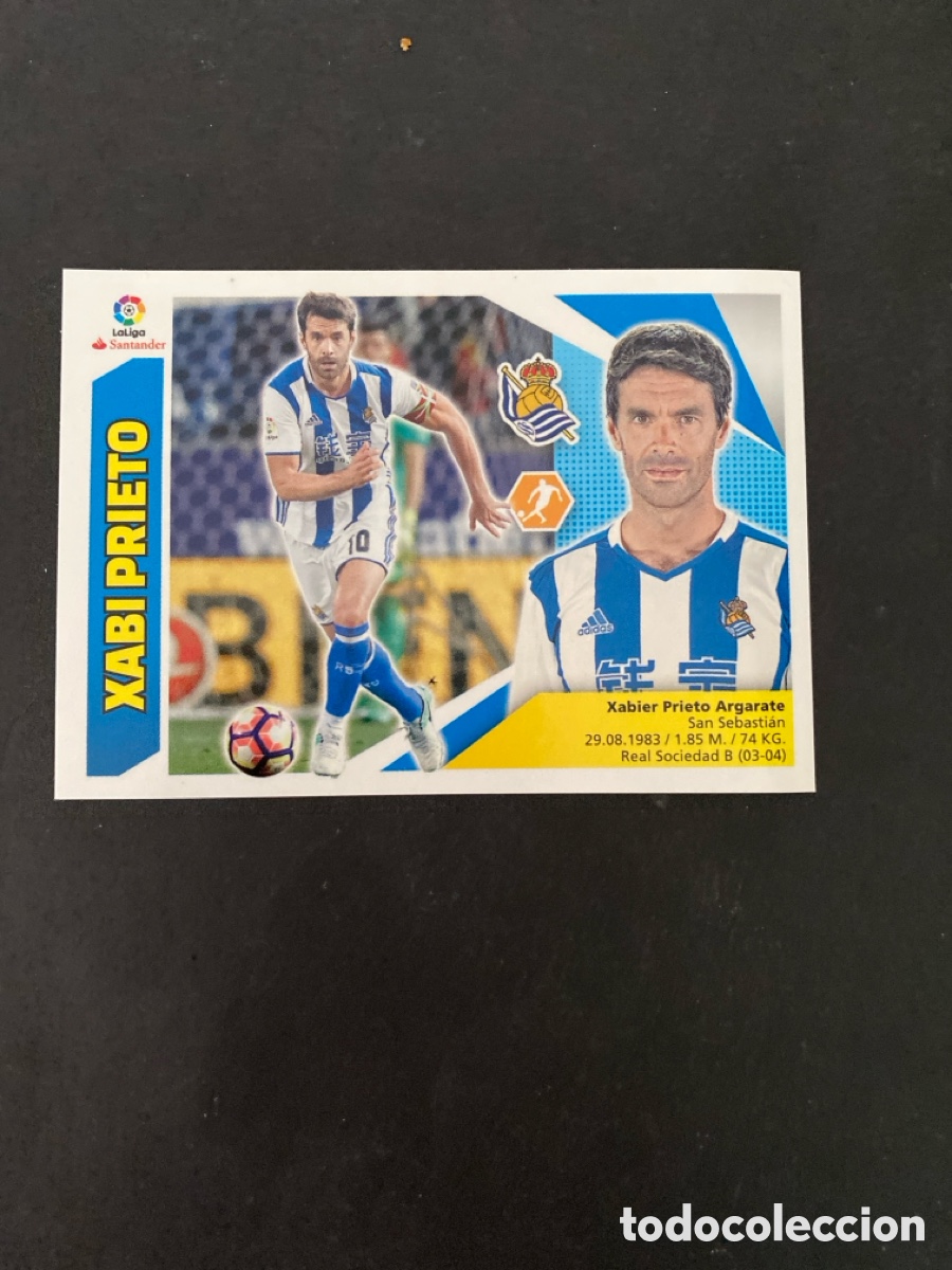 Cartes &agrave; collectionner de Football: Cromo liga 17/18 Real Sociedad N* 12