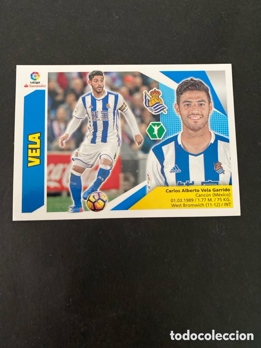 Cromos de f&uacute;tbol: Cromo liga 17/18 Real Sociedad N* 14