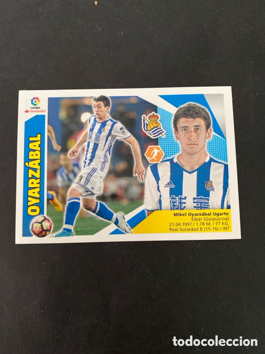 Cromos de f&uacute;tbol: Cromo liga 17/18 Real Sociedad N* 13