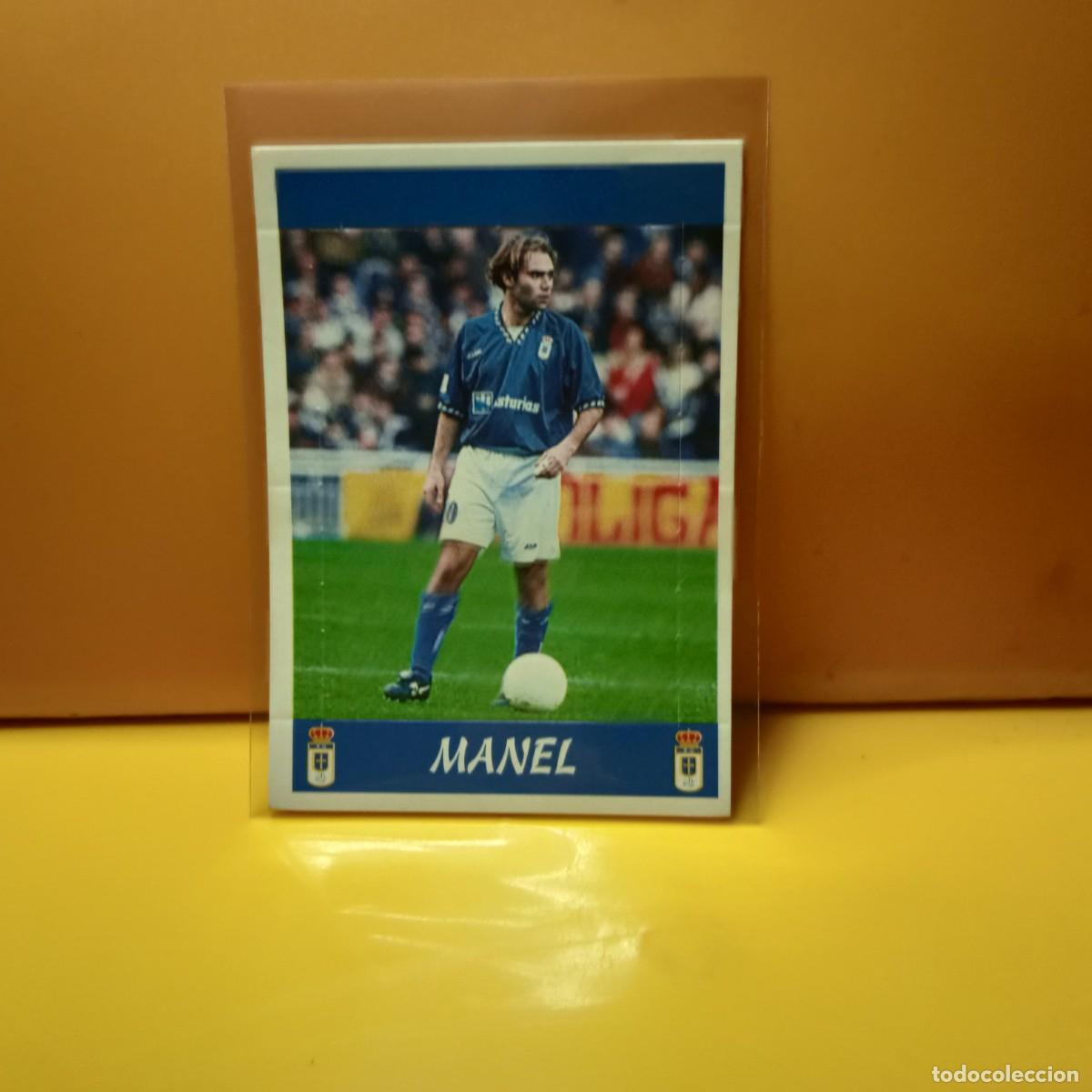 Cromos de f&uacute;tbol: PANINI SPORTS; MEGACRACKS 1997 1998 97 98 POP UPS REAL OVIEDO MANEL SIN N&ordm;