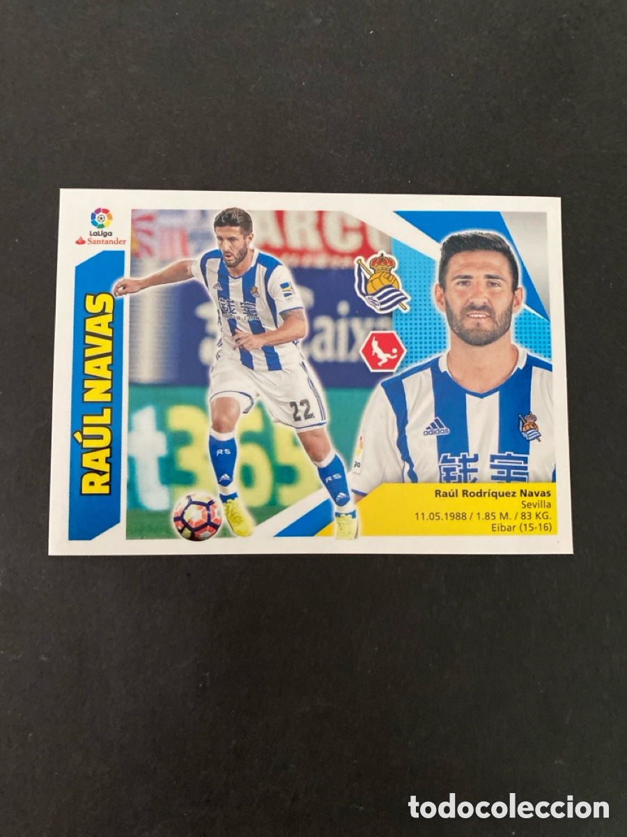 Cromos de f&uacute;tbol: Cromo liga 17/18 Real Sociedad N* 5