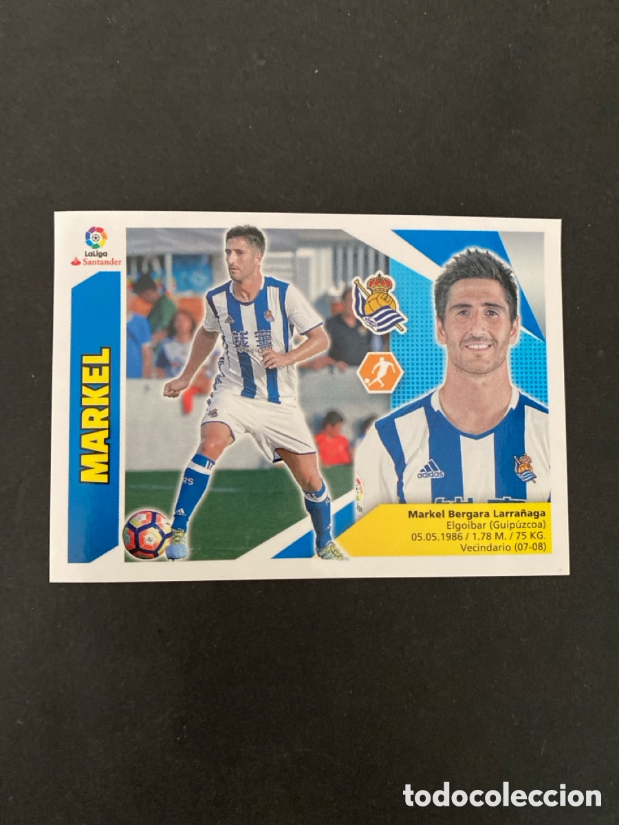 Cromos de f&uacute;tbol: Cromo liga 17/18 Real Sociedad N* 9 A