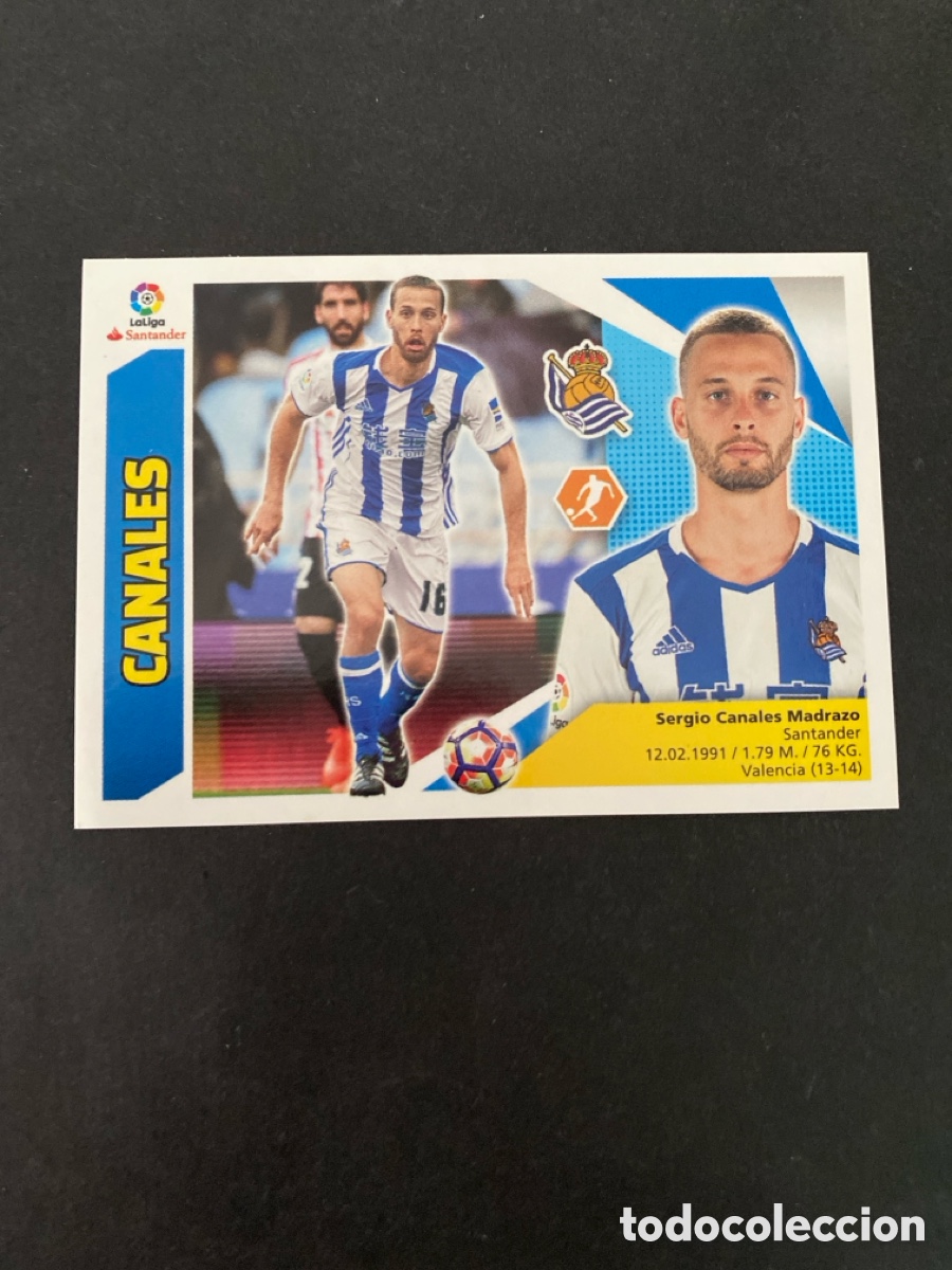 Cromos de f&uacute;tbol: Cromo liga 17/18 Real Sociedad N* 11