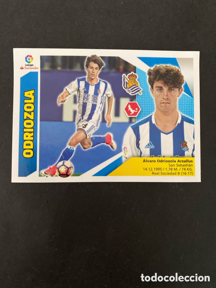 Cromos de f&uacute;tbol: Cromo liga 17/18 Real Sociedad N*3