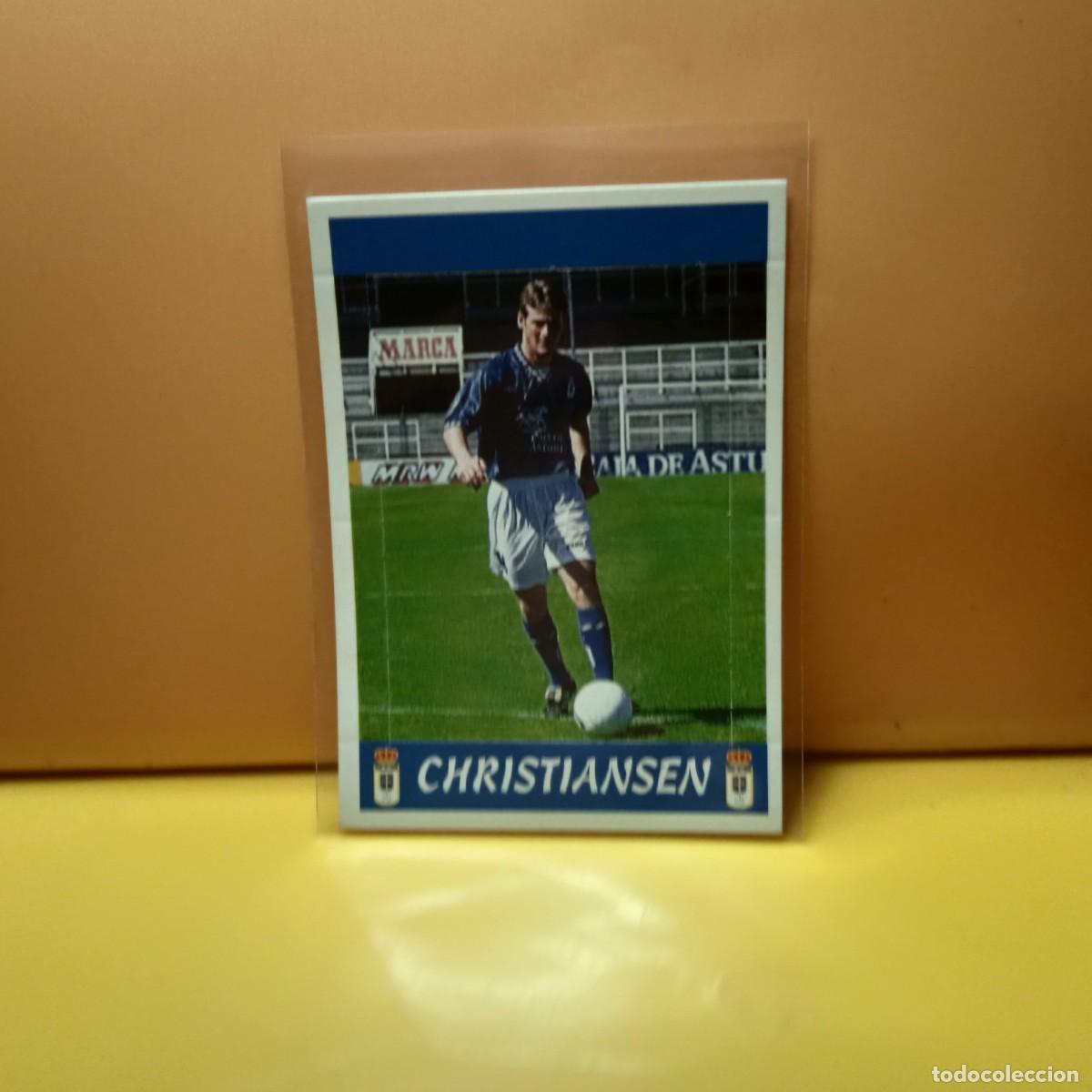 Cromos de f&uacute;tbol: PANINI SPORTS; MEGACRACKS 1997 1998 97 98 POP UPS REAL OVIEDO CHRISTIANSEN SIN N&ordm;