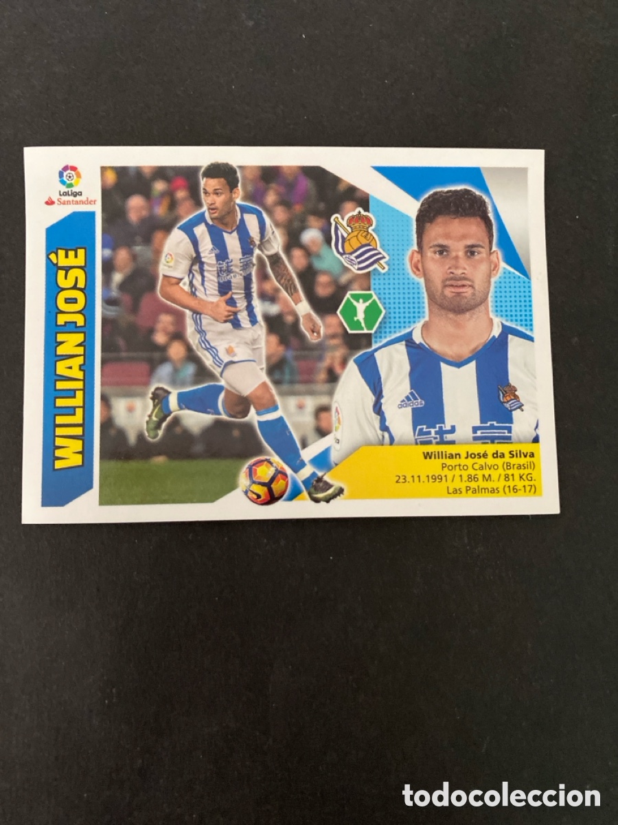 Cromos de f&uacute;tbol: Cromo liga 17/18 Real Sociedad N* 16