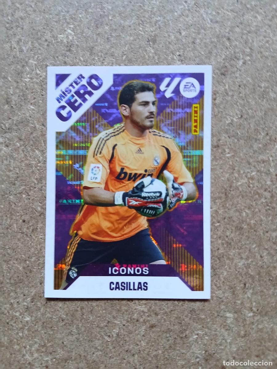 Cromos de f&uacute;tbol: CASILLAS - REAL MADRID MISTER CERO ICONOS N&ordm; 14 LIGA ESTE 2025 2026 - 25 26