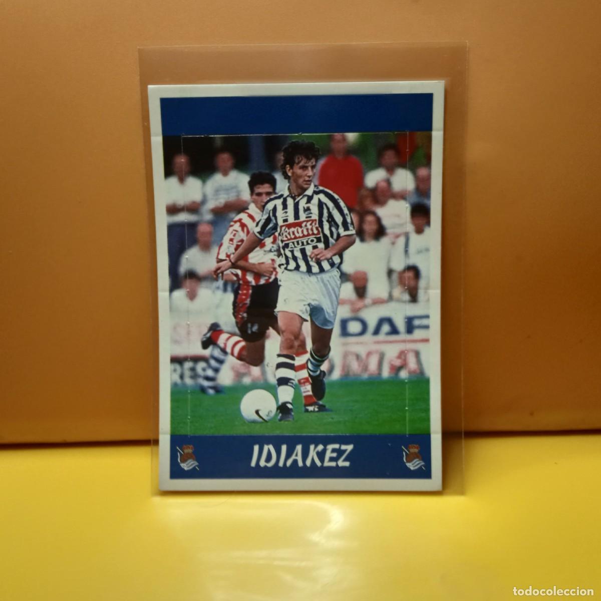 Cromos de f&uacute;tbol: PANINI SPORTS; MEGACRACKS 1997 1998 97 98 POP UPS REAL SOCIEDAD IDIAKEZ SIN N&ordm;
