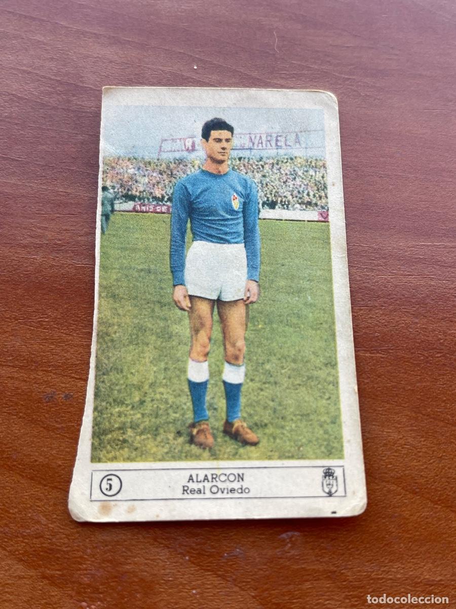 Cromos de f&uacute;tbol: 5 ALARCON OVIEDO FERCA 1959 1960 CROMO FUTBOL LIGA 59 60