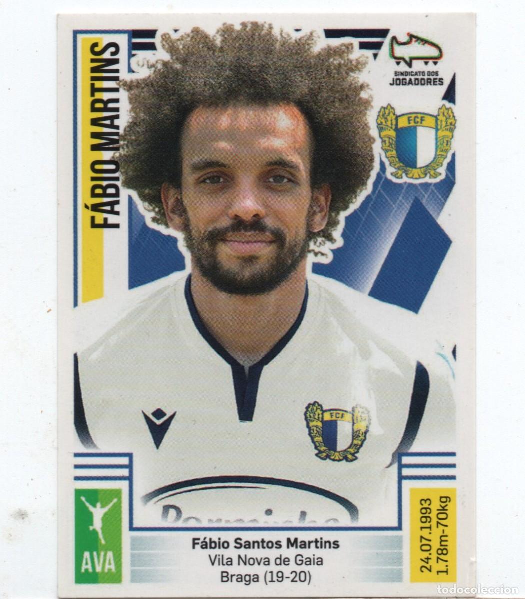 Cromos de f&uacute;tbol: PANINI PORTUGAL LIGA NOS 2019-20 #118 F&Aacute;BIO MARTINS FUTEBOL CLUBE FAMALIC&Atilde;O, GOOD CONDITION