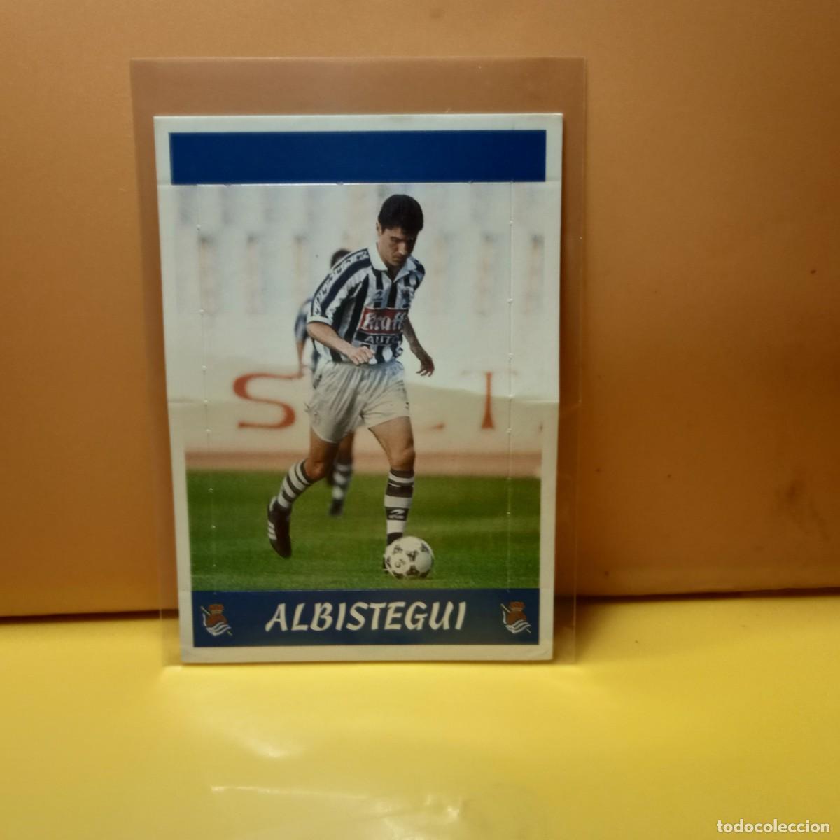 Cromos de f&uacute;tbol: PANINI SPORTS; MEGACRACKS 1997 1998 97 98 POP UPS REAL SOCIEDAD ALBISTEGUI SIN N&ordm;