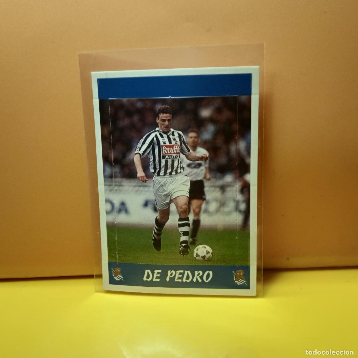 Cromos de f&uacute;tbol: PANINI SPORTS; MEGACRACKS 1997 1998 97 98 POP UPS REAL SOCIEDAD DE PEDRO SIN N&ordm;