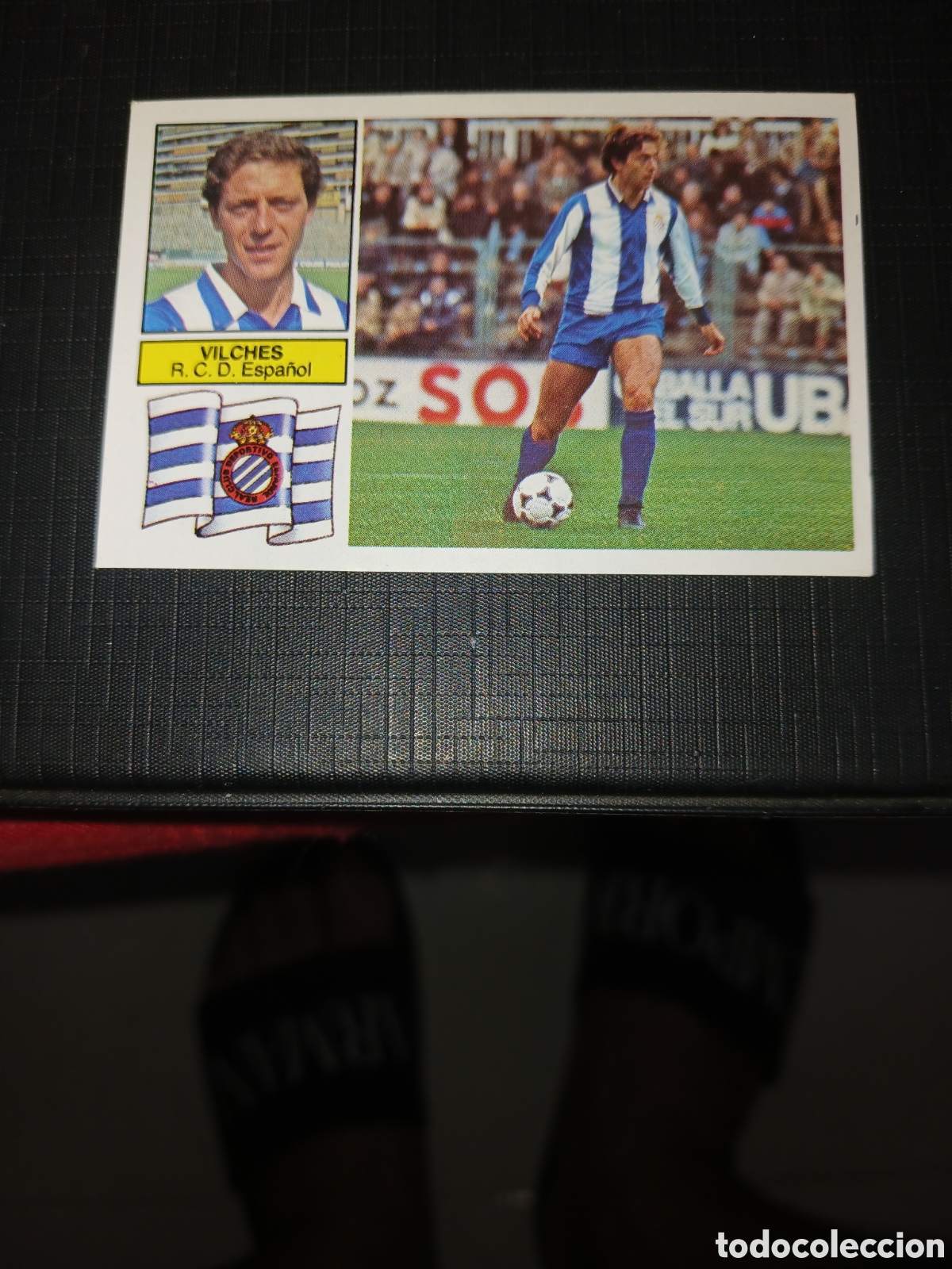 Cartes &agrave; collectionner de Football: Cromo Vilches R. C. D. Espa&ntilde;ol Liga 82 83 1982 1983 Ed. Este Sin pegar nunca usado