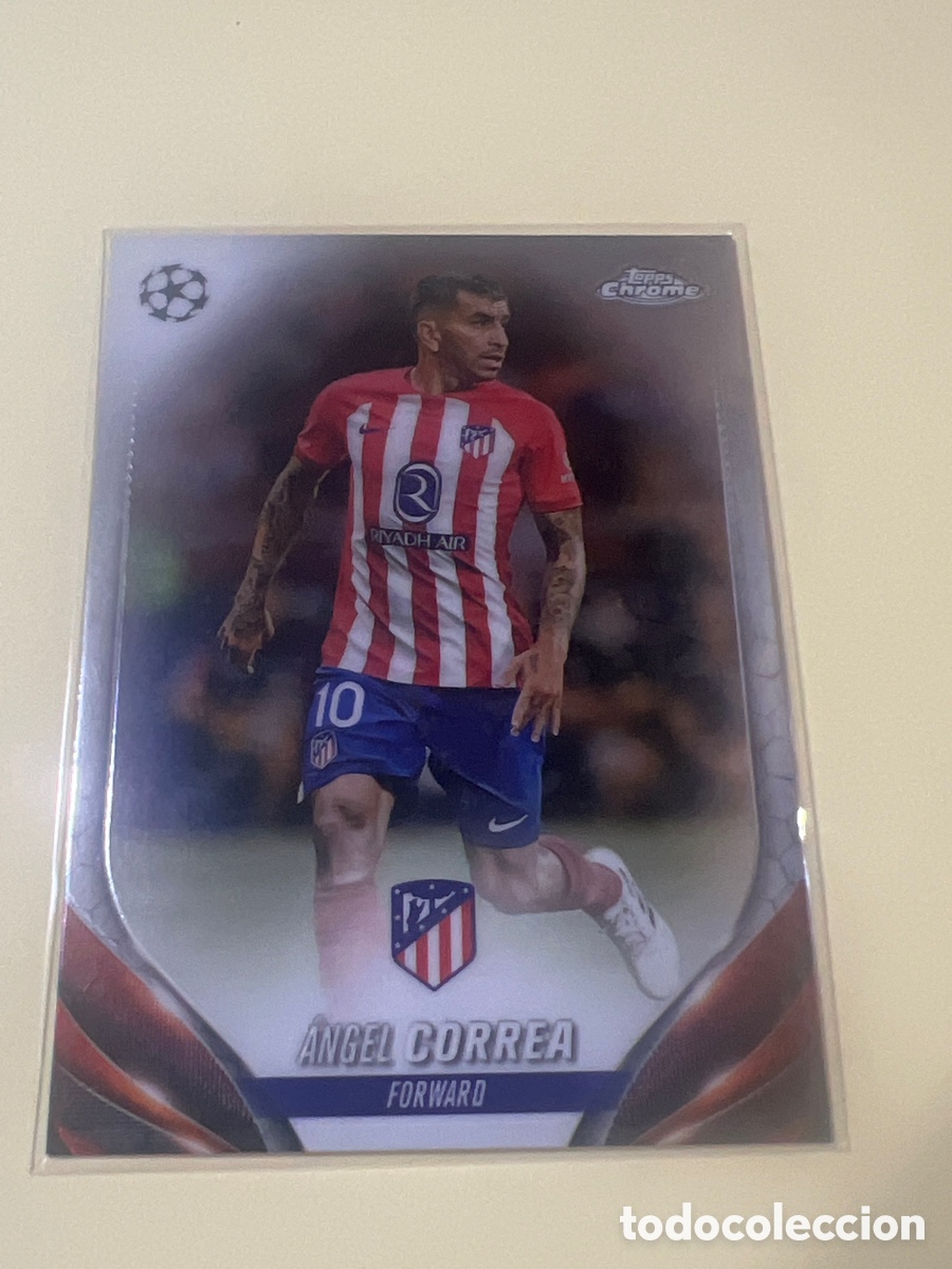 Cromos de f&uacute;tbol: C2737. 49 Angel Correa - Atletico de Madrid - Topps Chrome UCC 2023 2024 23 24