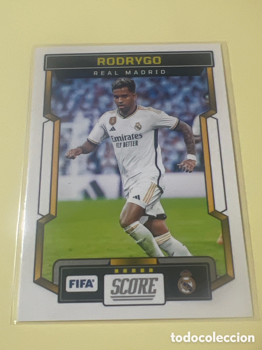 Cromos de f&uacute;tbol: C2739. SCORE FIFA 2023 2024 178 RODRYGO REAL MADRID NUEVO DE SOBRE PANINI 23 24