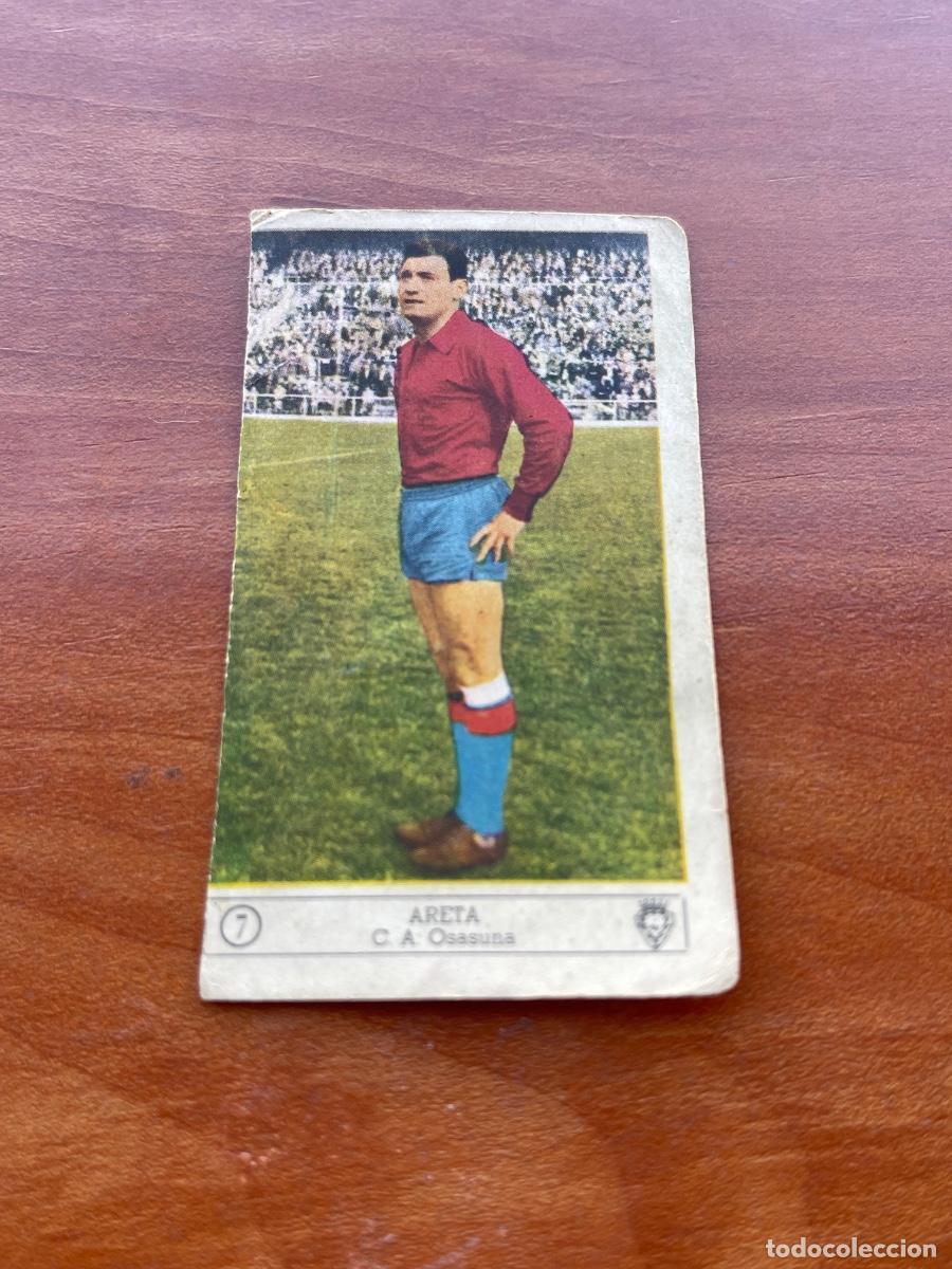 Cromos de f&uacute;tbol: ARETA 7 OSASUNA FERCA 1959 1960 CROMO FUTBOL LIGA 59 60