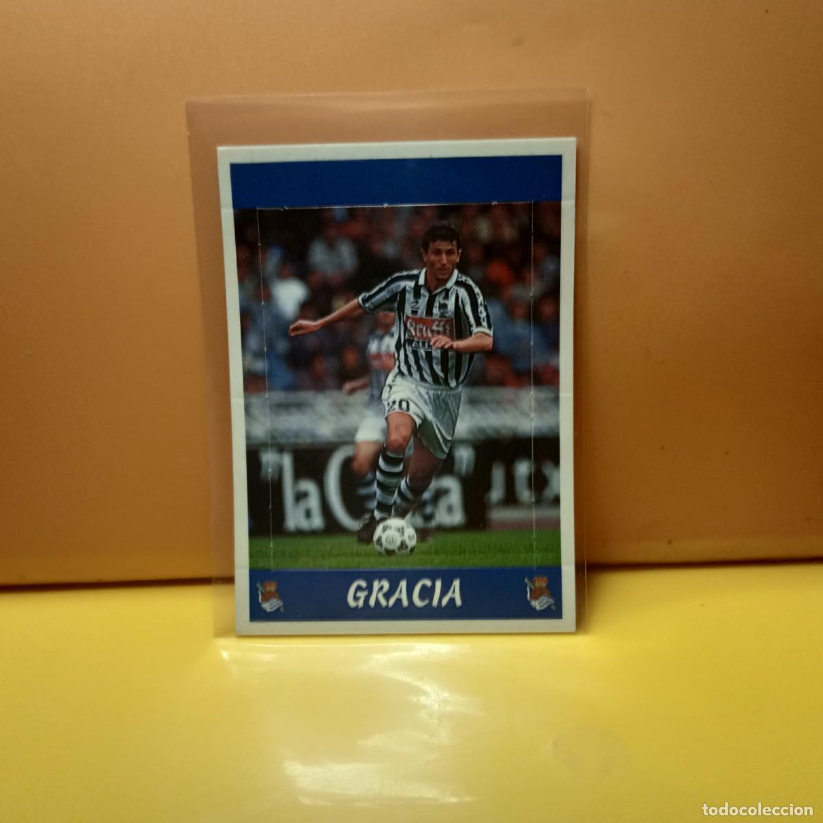 Cromos de f&uacute;tbol: PANINI SPORTS; MEGACRACKS 1997 1998 97 98 POP UPS REAL SOCIEDAD GRACIA SIN N&ordm;