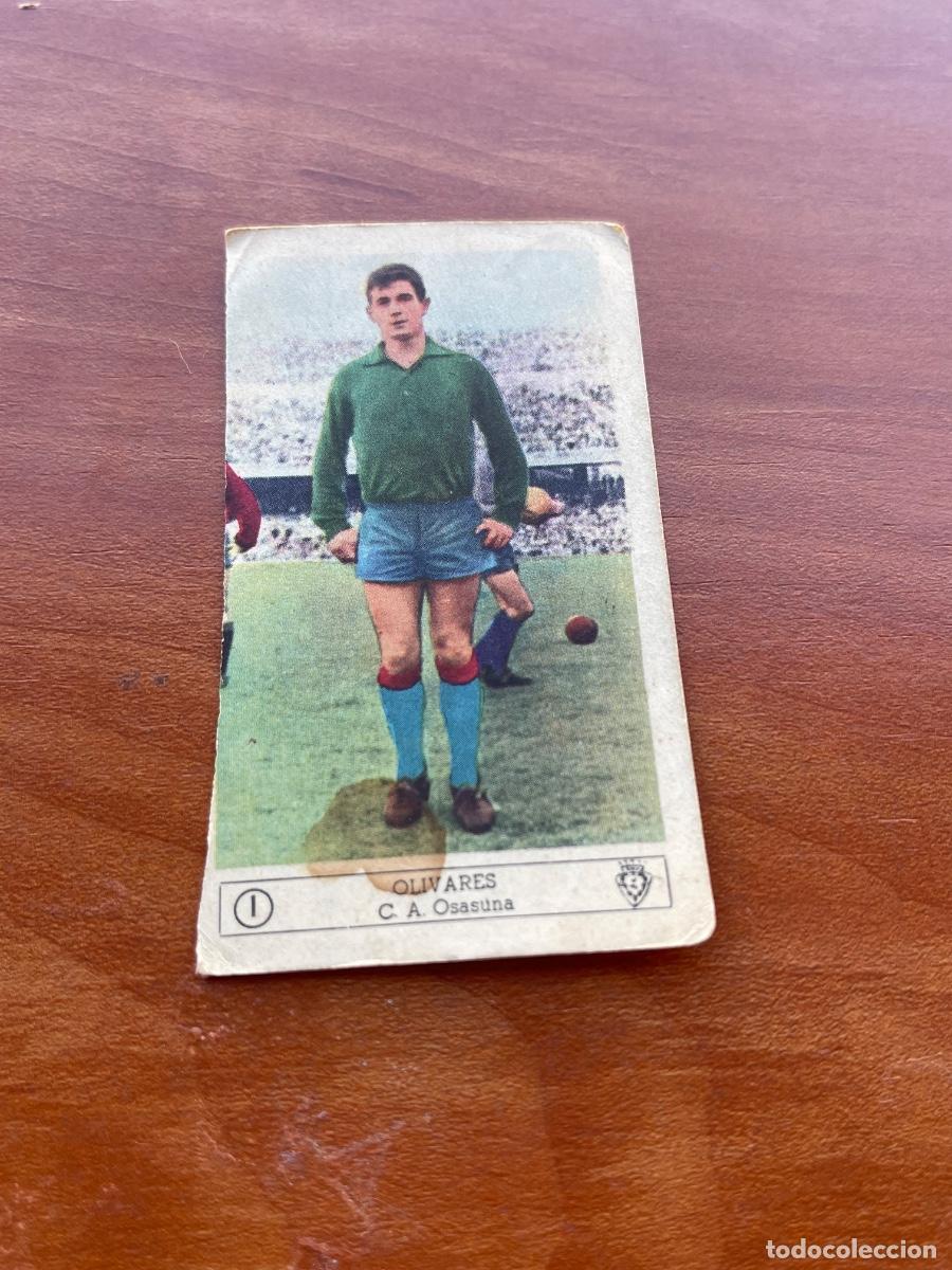 Cromos de f&uacute;tbol: 1 OLIVARES OSASUNA FERCA 1959 1960 CROMO FUTBOL LIGA 59 60 - SIN PEGAR -
