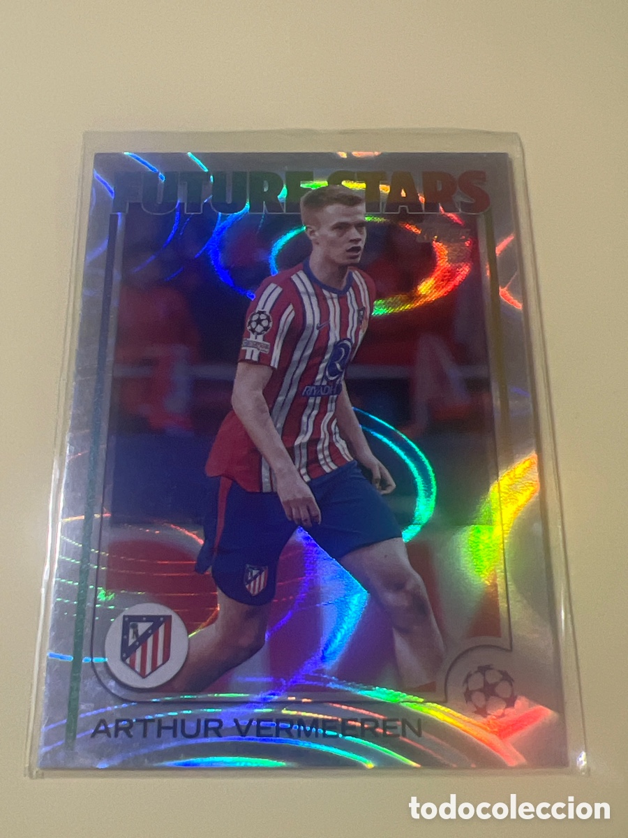 Cromos de f&uacute;tbol: 135 VERMEEREN ATL&Eacute;TICO DE MADRID TOPPS COMPETITIONS 2024 2025 24 25 CROMOS CARDS PANINI MEGACRACKS