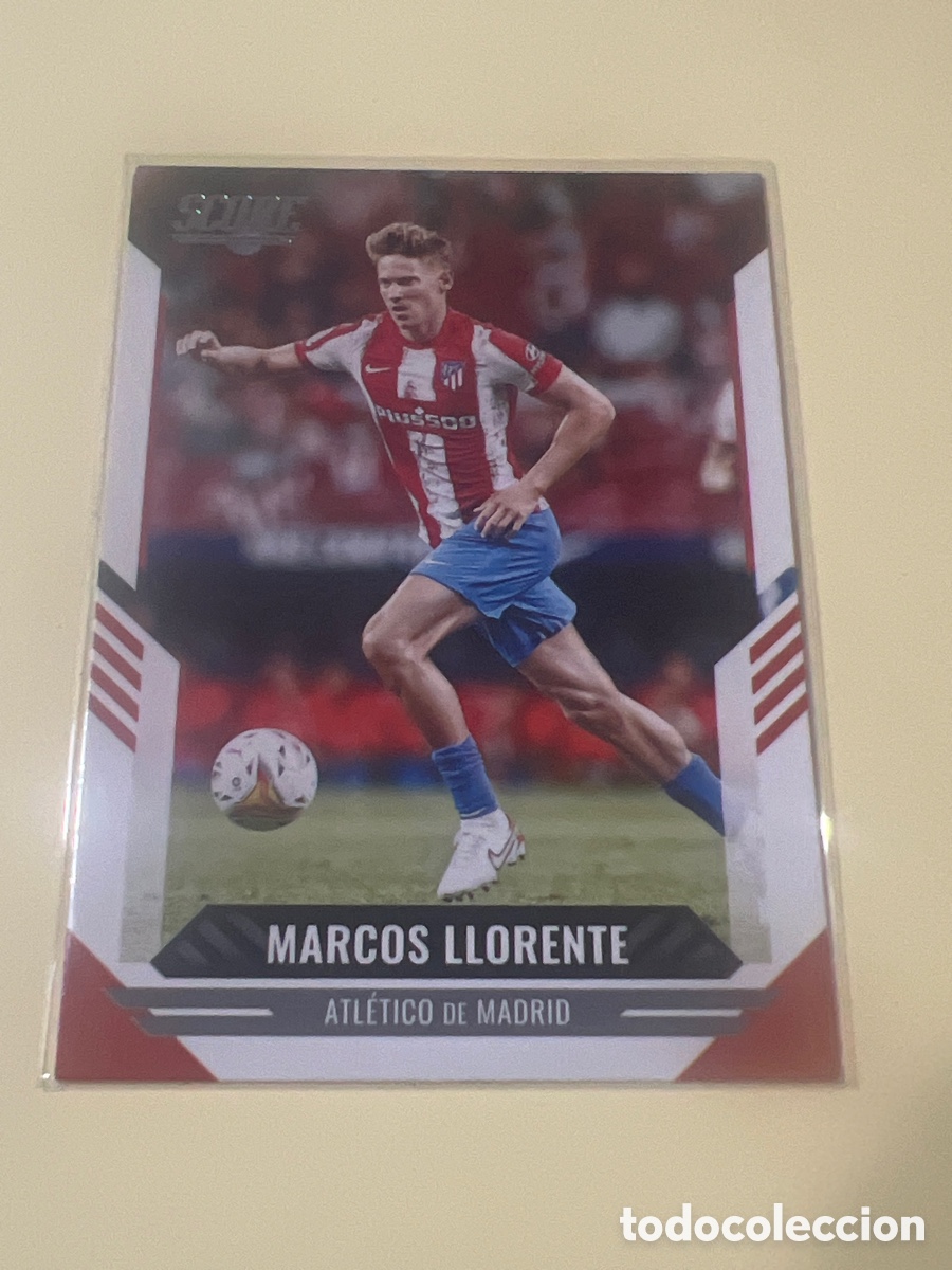 Cromos de f&uacute;tbol: 166 MARCOS LLORENTE ATL&Eacute;TICO DE MADRID SCORE 2021 2022 21 22 CROMO CARD MEGACRACKS MATCH TOPPS TCG