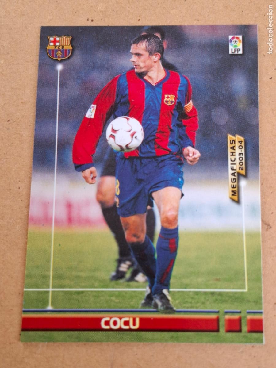 Cromos de f&uacute;tbol: MEGAFICHAS 2003 2004 03 04 - PANINI - 66 COCU - FC. BARCELONA (CM)