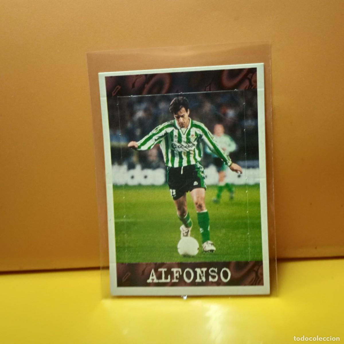 Cromos de f&uacute;tbol: PANINI SPORTS; MEGACRACKS 1997 1998 97 98 POP UPS REAL BETIS ALFONSO