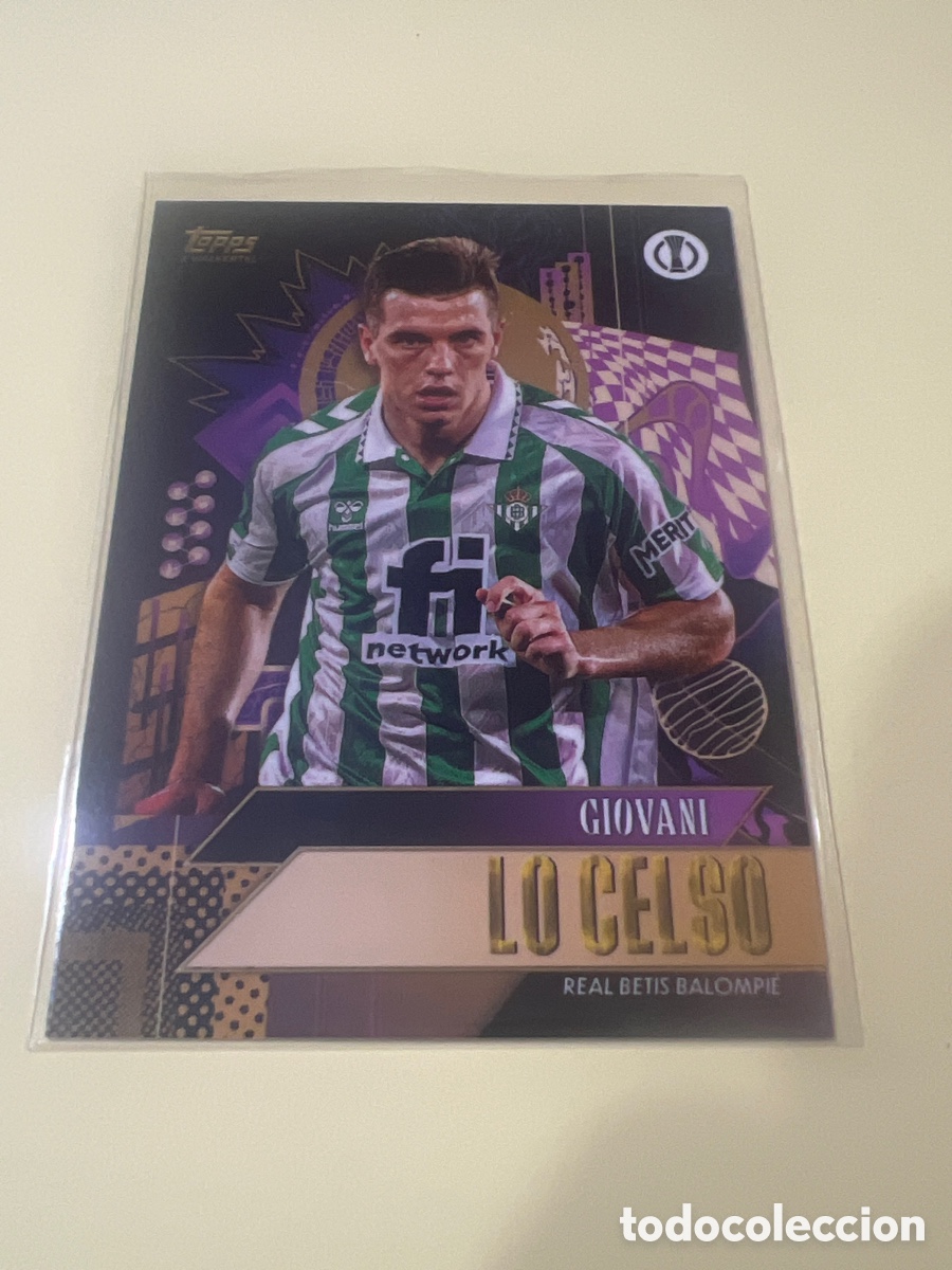 Cromos de f&uacute;tbol: C2752. Topps X WalkertkI 2024 Champions League Giovanni Lo Celso estrellas actuales