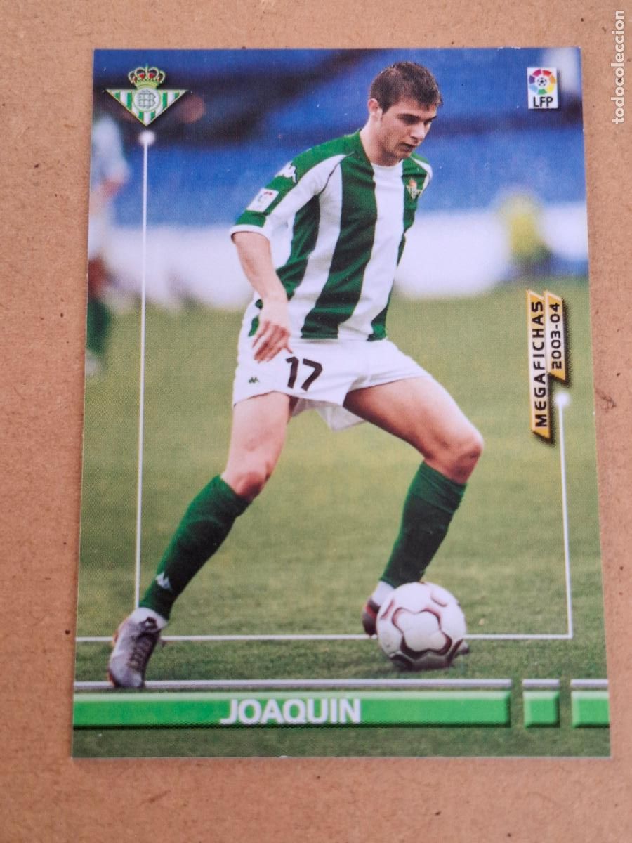 Cromos de f&uacute;tbol: MEGAFICHAS 2003 2004 03 04 - PANINI - 83 JOAQUIN - REAL BETIS (CM)