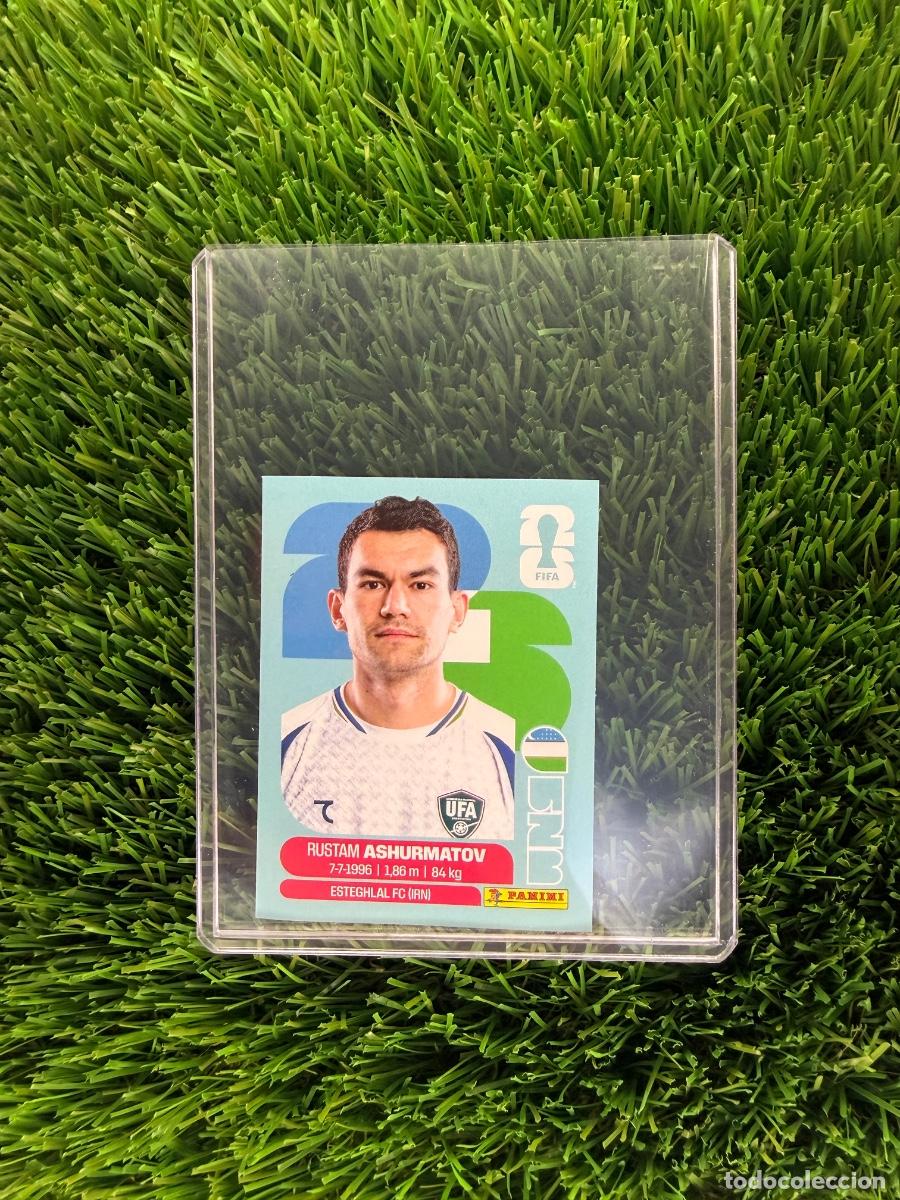 Cromos de f&uacute;tbol: N&ordm; UZB7 Rustam Ashurmatov Uzbekist&aacute;n Mundial 2026 Stickers