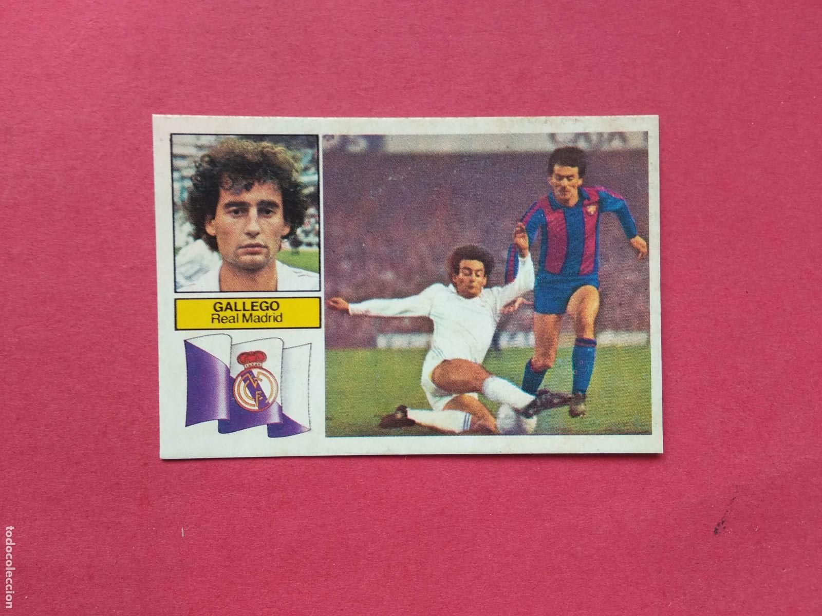 Cromos de f&uacute;tbol: EDICIONES ESTE LIGA 82 83 1982 1983 CROMO DESPEGADO VERSION GALLEGO REAL MADRID SIN