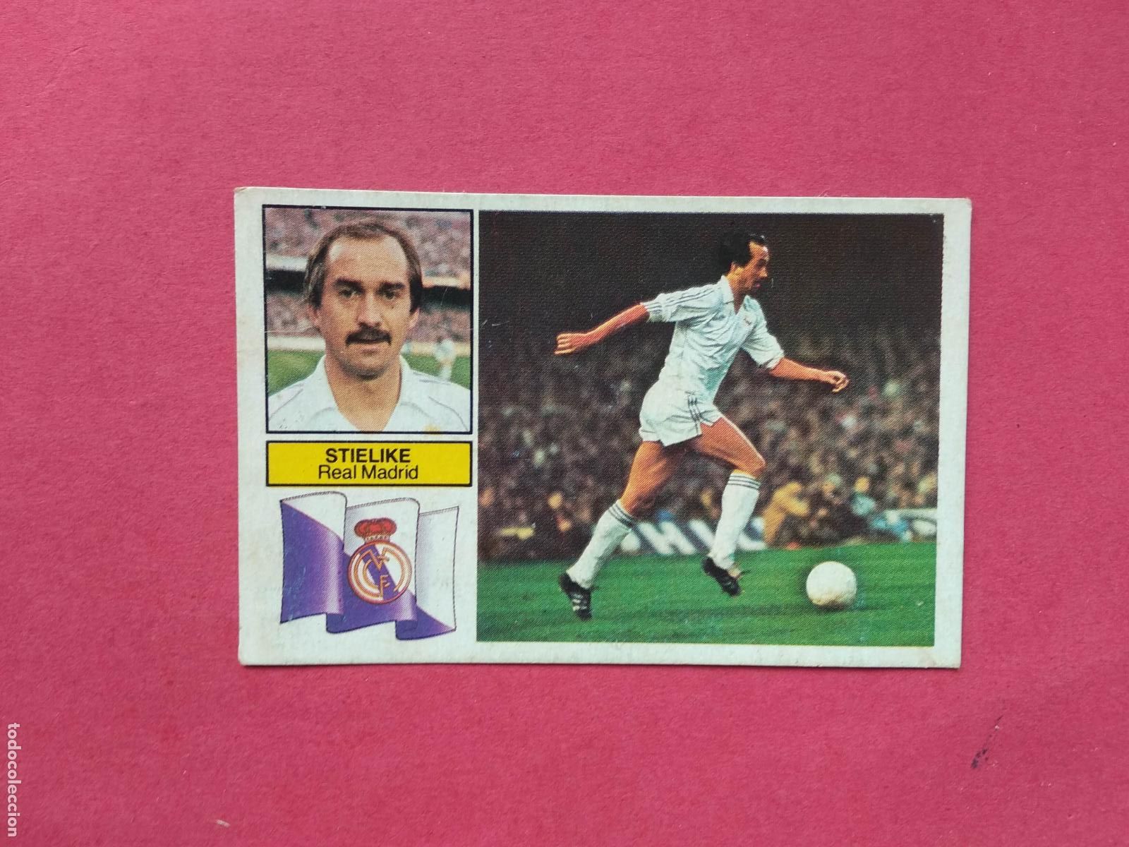 Cromos de f&uacute;tbol: EDICIONES ESTE LIGA 82 83 1982 1983 CROMO DESPEGADO VERSION STIELIKE REAL MADRID SIN PUBLICIDAD