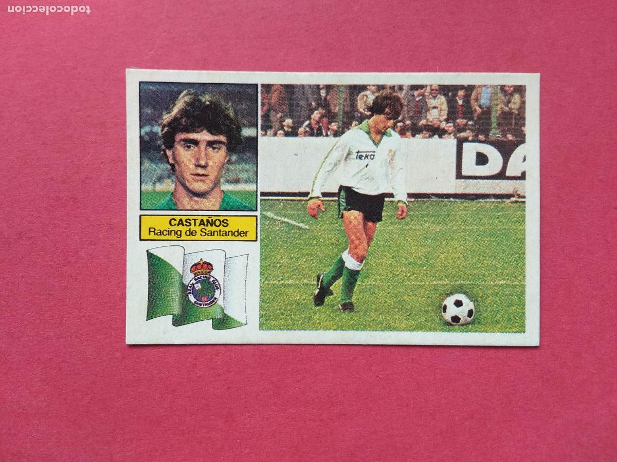 Cromos de f&uacute;tbol: EDICIONES ESTE LIGA 82 83 1982 1983 CROMO DESPEGADO VERSION CASTA&Ntilde;OS RACING DE SANTANDER
