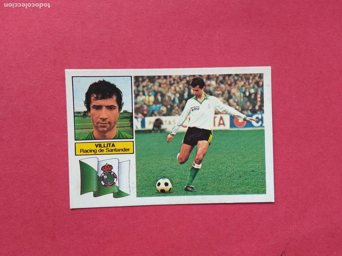 Cromos de f&uacute;tbol: EDICIONES ESTE LIGA 82 83 1982 1983 CROMO DESPEGADO VERSION VILLITA RACING DE SANTANDER