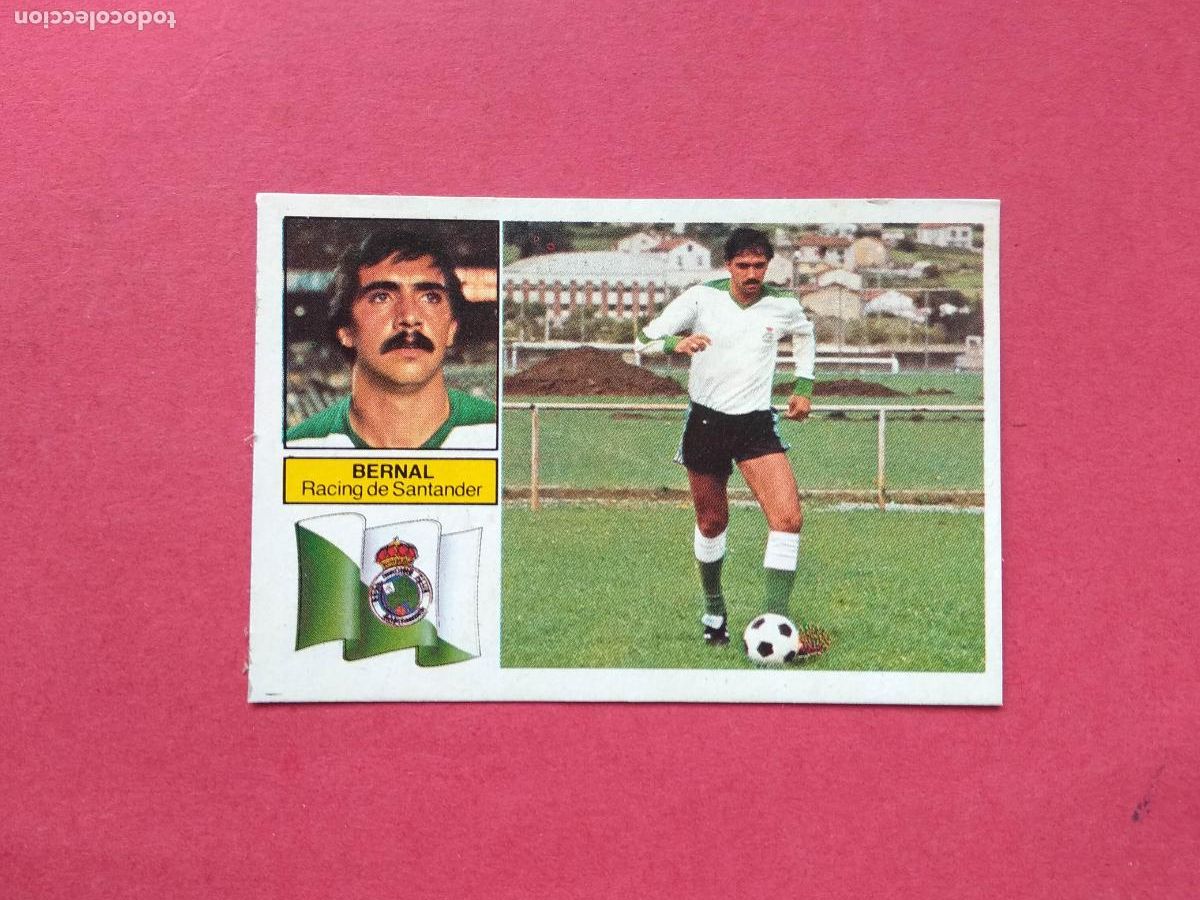 Cromos de f&uacute;tbol: EDICIONES ESTE LIGA 82 83 1982 1983 CROMO DESPEGADO VERSION BERNAL RACING DE SANTANDER