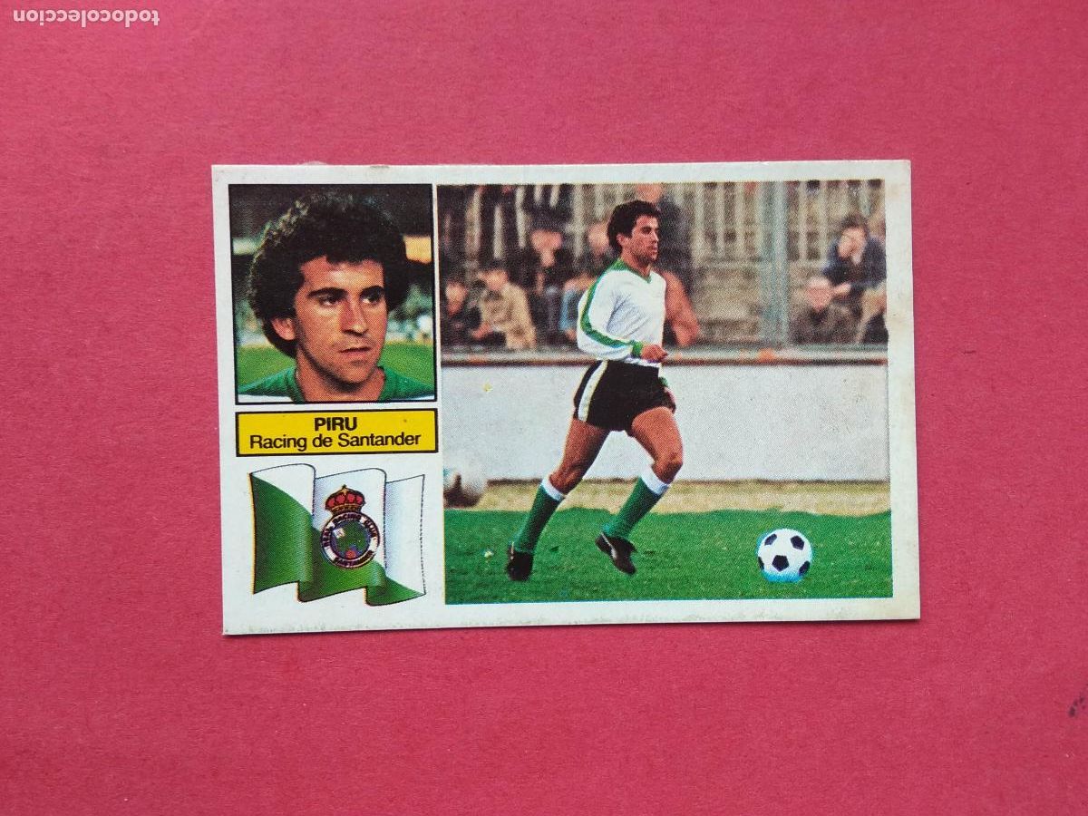 Cromos de f&uacute;tbol: EDICIONES ESTE LIGA 82 83 1982 1983 CROMO DESPEGADO VERSION PIRU RACING DE SANTANDER