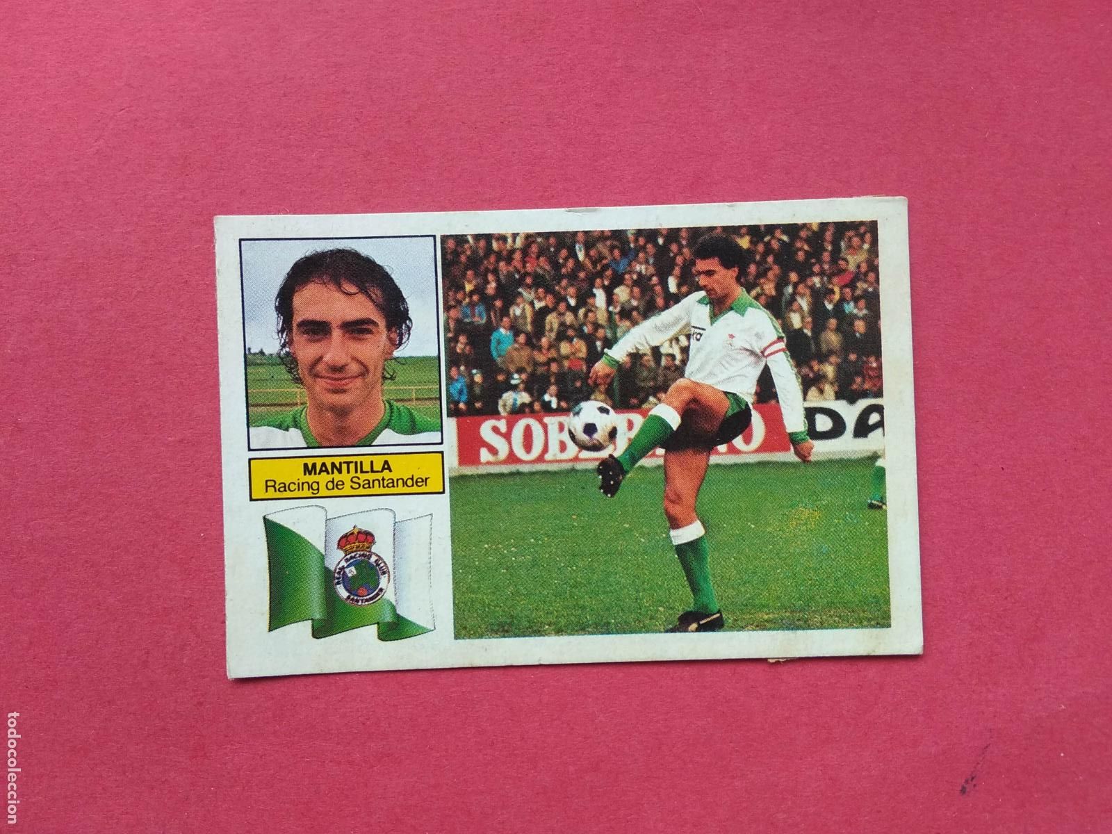 Cromos de f&uacute;tbol: EDICIONES ESTE LIGA 82 83 1982 1983 CROMO DESPEGADO VERSION MANTILLA RACING DE SANTANDER