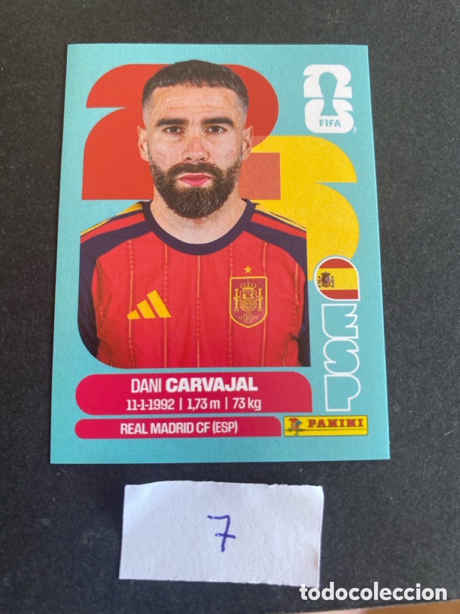 Cromos de f&uacute;tbol: Cromo Espa&ntilde;a Mundial 2026 N* 7 nuevo