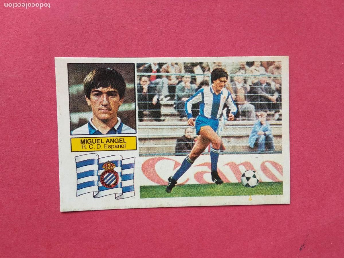 Cromos de f&uacute;tbol: EDICIONES ESTE LIGA 82 83 1982 1983 CROMO DESPEGADO BAJA MIGUEL ANGEL ESPA&Ntilde;OL