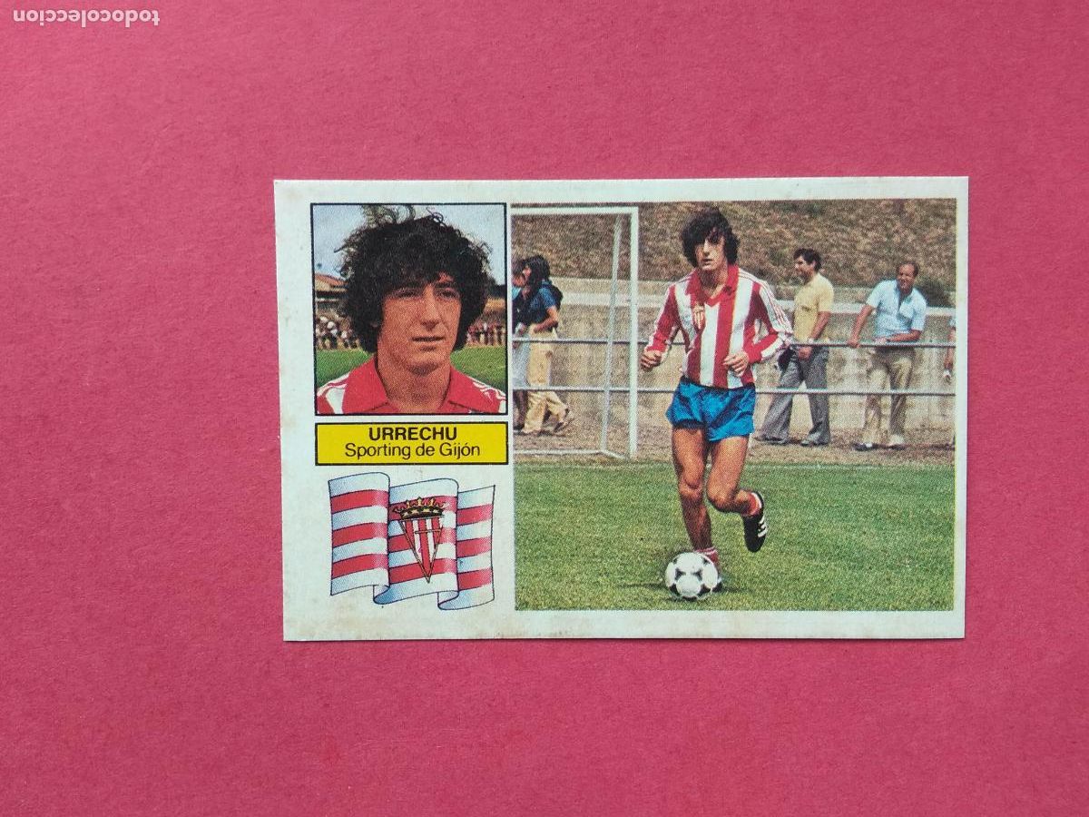 Cromos de f&uacute;tbol: EDICIONES ESTE LIGA 82 83 1982 1983 CROMO DESPEGADO BAJA URRECHU SPORTING DE GIJON