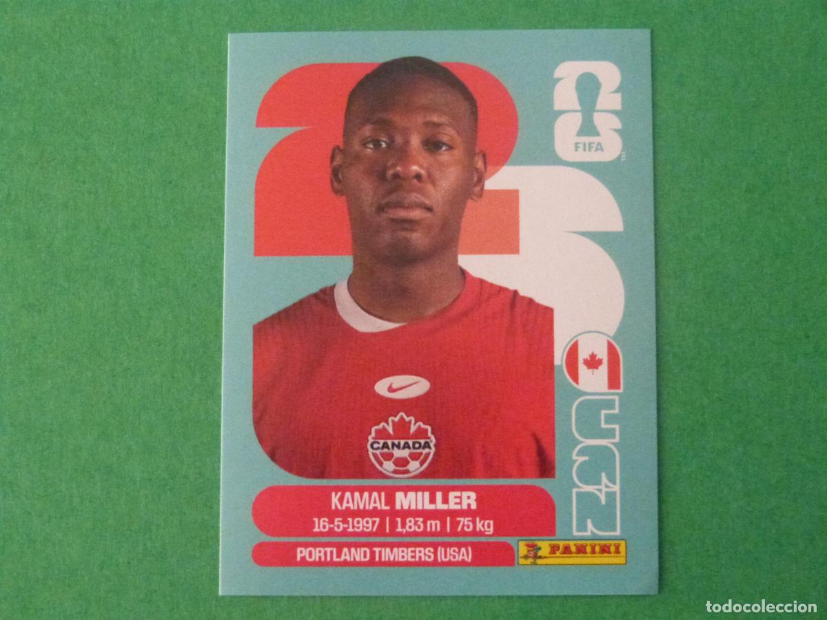Cromos de f&uacute;tbol: CROMO FUTBOL MILLER CANADA SIN PEGAR N&ordm; 9 CAN 9 MUNDIAL 2026 PANINI