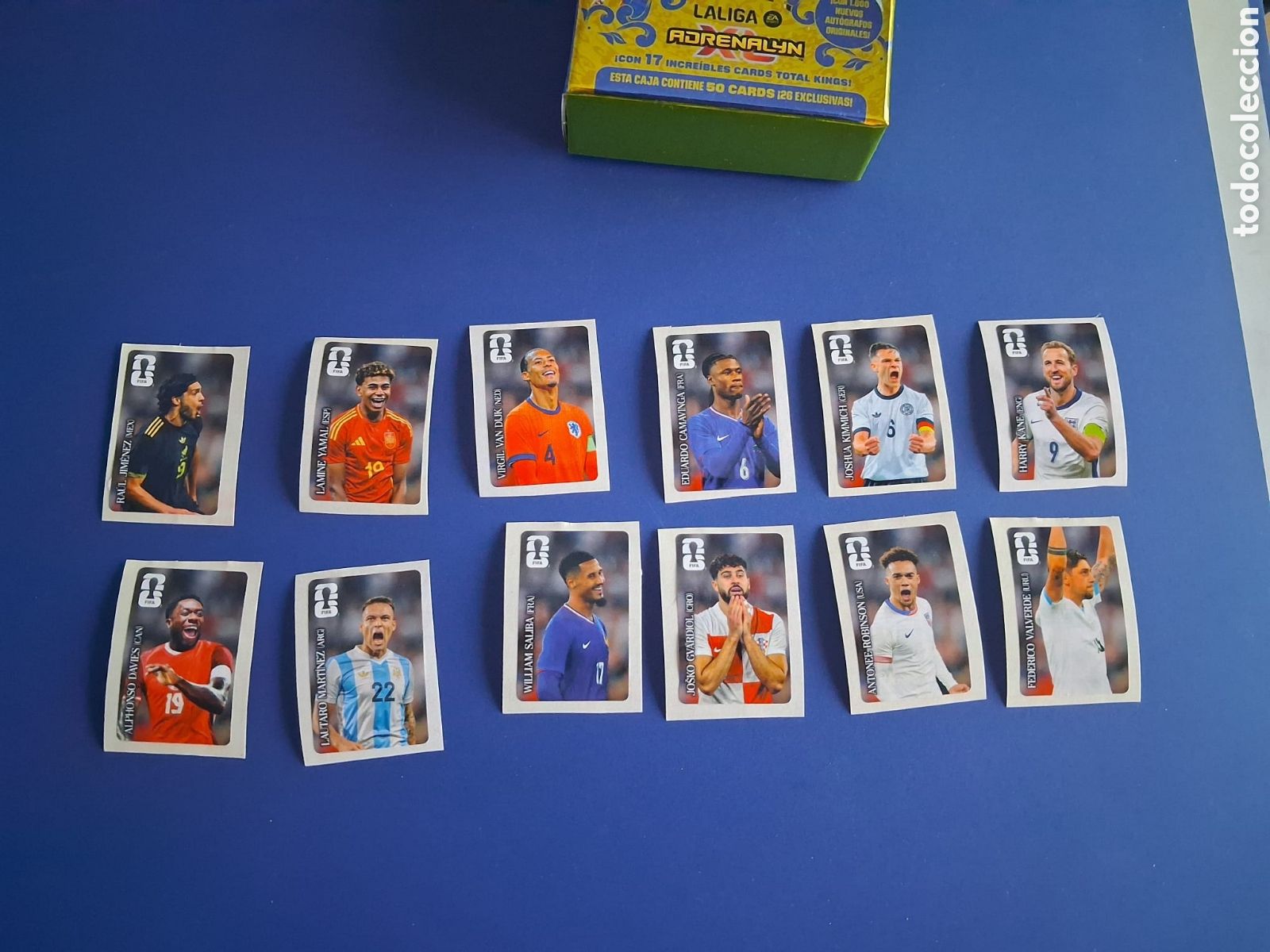 Cromos de f&uacute;tbol: Lote completo 12 cromos Coca-Cola mundial Panini