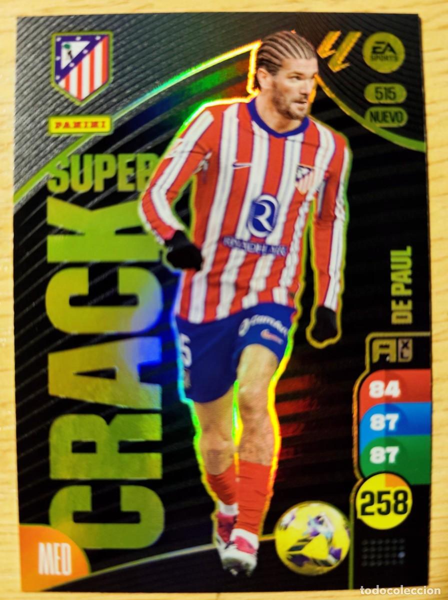 Fu&szlig;ball-Sticker: CARD FOOTBALL 515 DE PAUL ATLETICO DE MADRID SUPERCRACK ACTUALIZACION PANINI LIGA ADRENALYN 2024-25