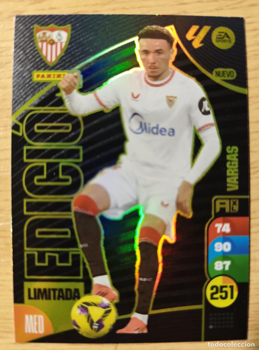 Figurine di Calcio: CARD FOOTBALL EDICION LIMITADA VARGAS SEVILLA PANINI FICHA ADRENALYN XL 2024 2025 24 25