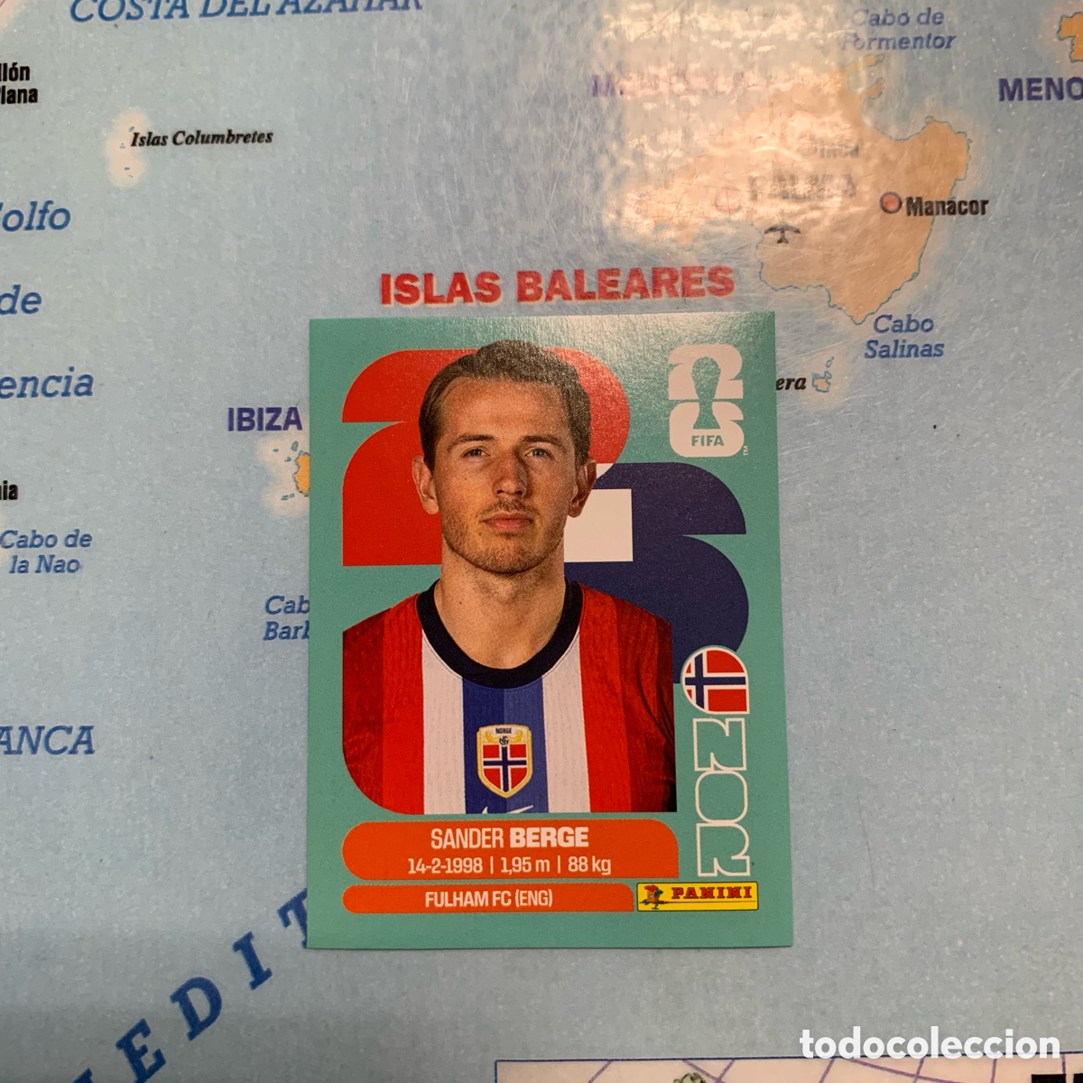Cartes &agrave; collectionner de Football: Noruega n&uacute;mero 11 cromo panini Mundial Fifa World Cup 2026