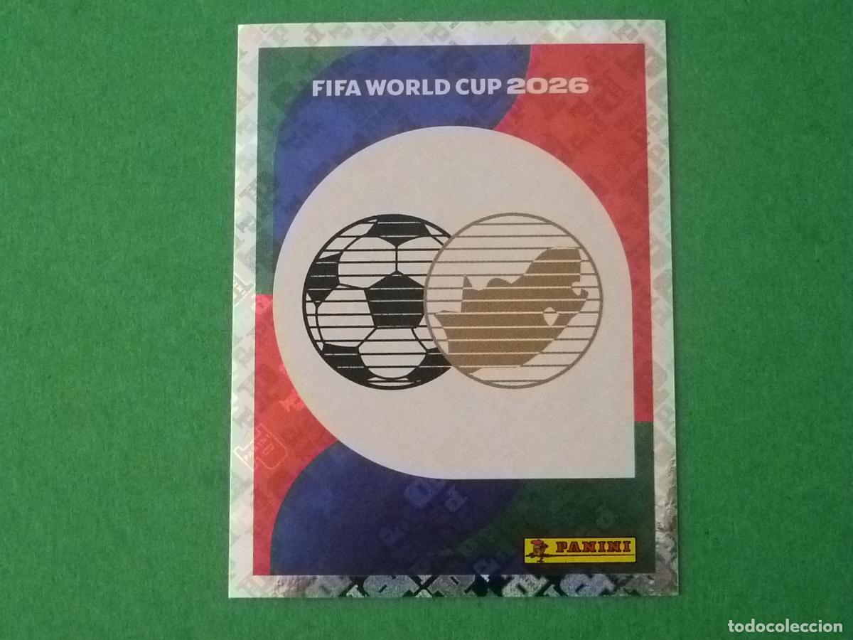 Cartes &agrave; collectionner de Football: CROMO FUTBOL ESCUDO SUDAFRICA SIN PEGAR N&ordm; 1 RSA 1 MUNDIAL 2026 PANINI