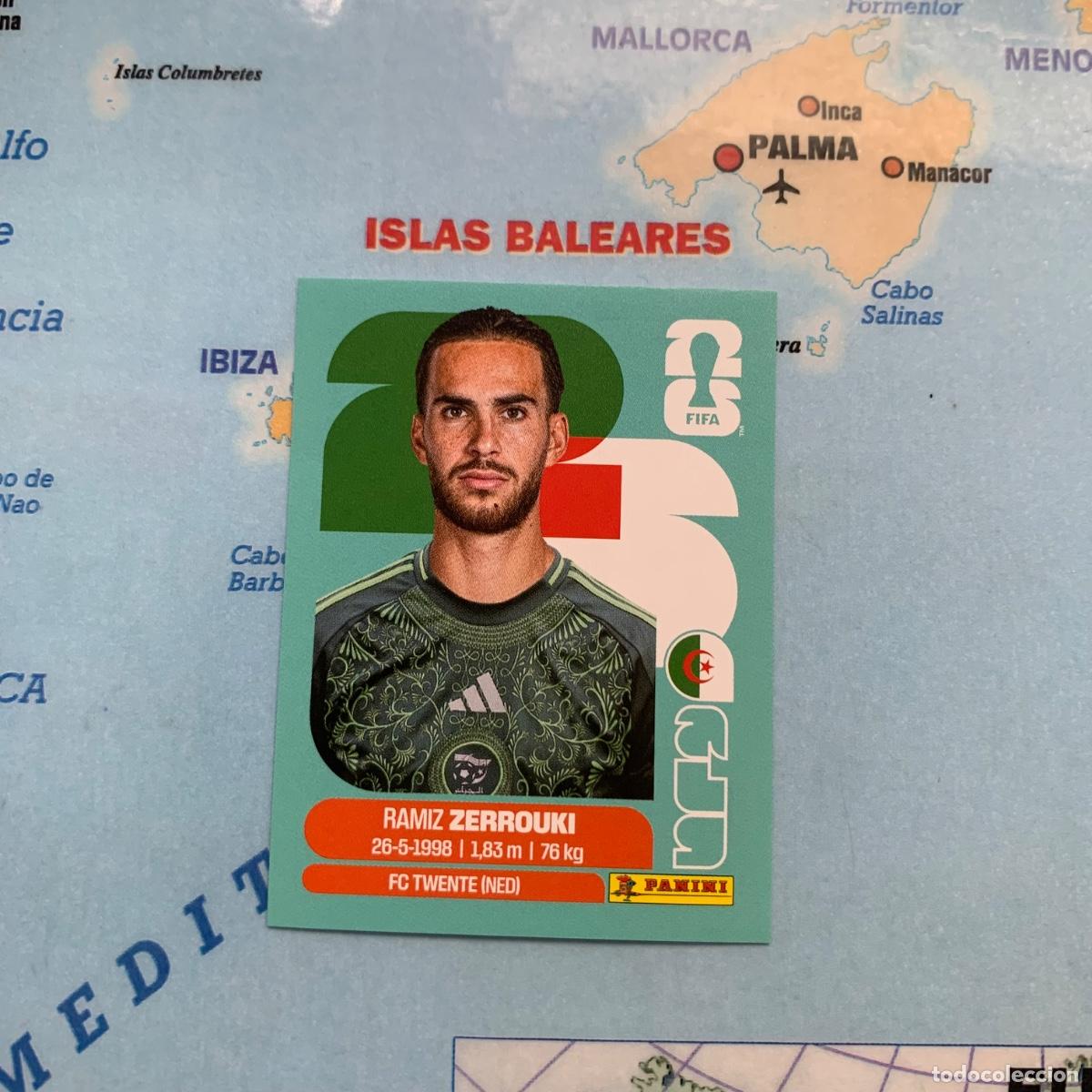 Football Stickers: Argelia n&uacute;mero 11 cromo panini Mundial Fifa World Cup 2026