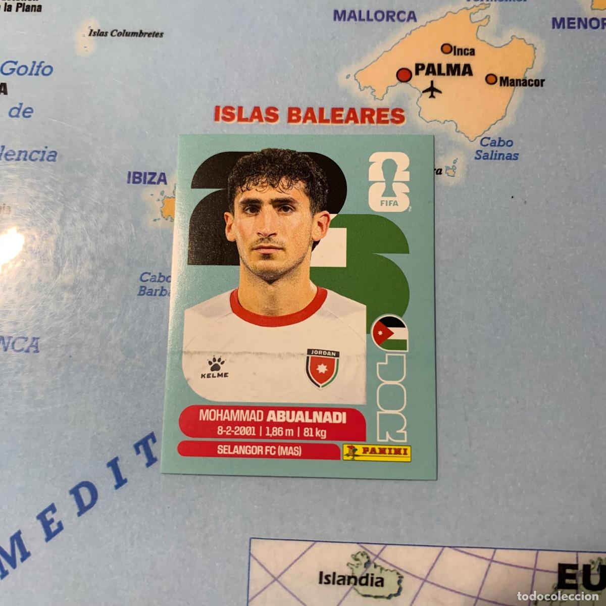 Cartes &agrave; collectionner de Football: Jordania n&uacute;mero 8 cromo panini Mundial Fifa World Cup 2026